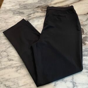 Alfani Straight Leg Comfort Waist Slacks Black Dress Pants